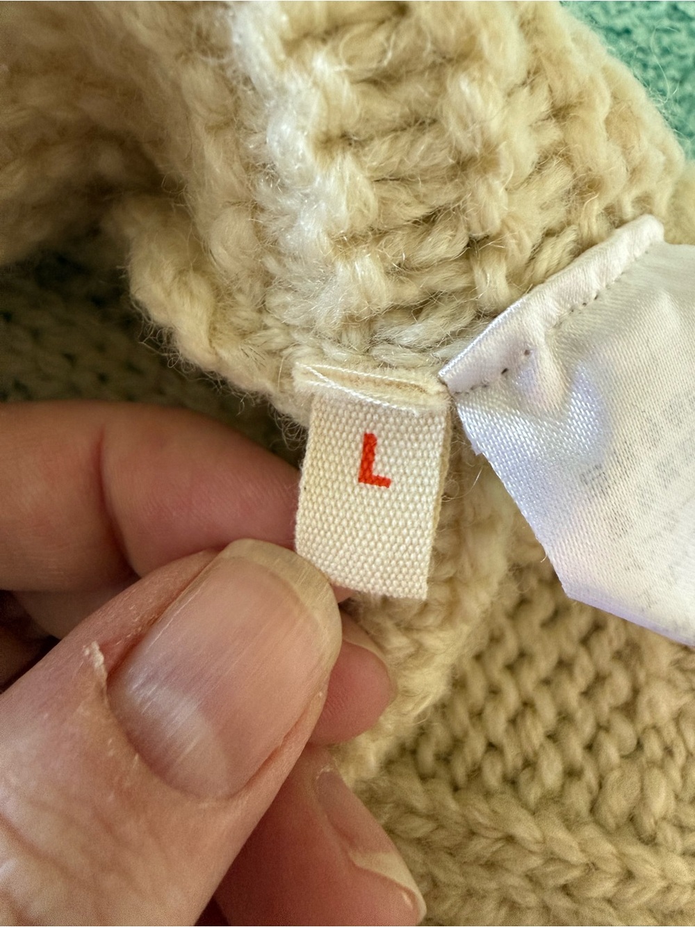 &Daughter 100% Wool Cream Sweater Vest - Picture 3 of 8